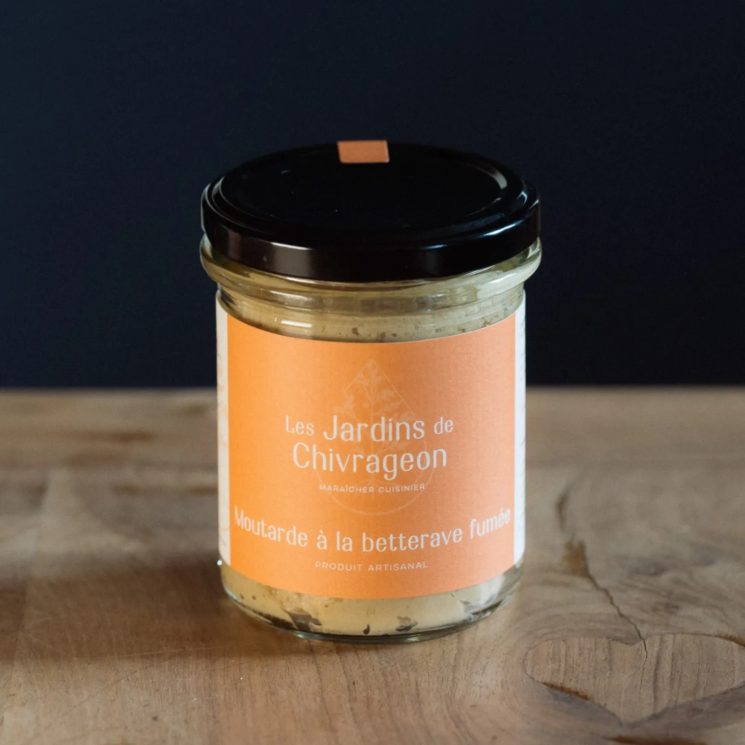 Moutarde à la betterave fumée